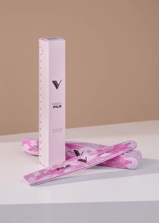 V BEAUTY PURE NAIL FILES - 100/100 GRIT (5 PACK)