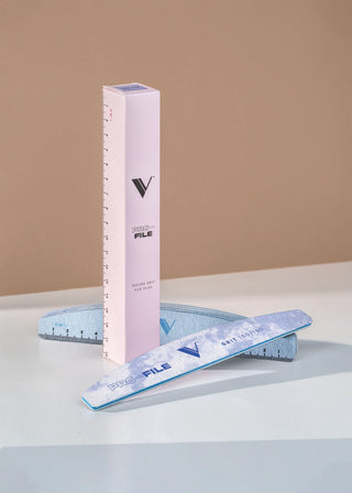 V BEAUTY PURE NAIL FILES - 150/150 GRIT (5 PACK)