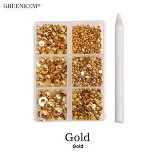 Flat Back Nail Pearl Pack