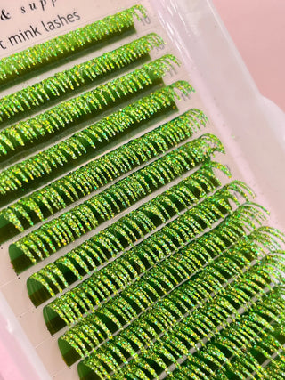 ELAN GLITTER 0.10 D MIX 10-17mm VELVET MINK LASHES