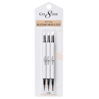 Cre8tion Silicone Applicator and Dotting Tool Set
