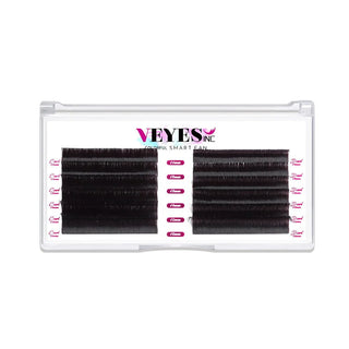 Veyes Brown Self Fanning Lash Extensions (two curls per tray)