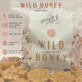 Honey Comb Wax Co. WILD HONEY PROFESSIONAL | HARD WAX  | 1LB SAMPLE