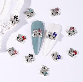Hello Kitty Diamond Nail Charm 5pc
