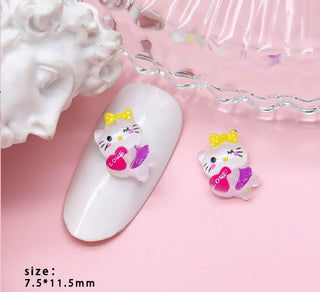 Cupid Hello Kitty Nail Charm 5pc