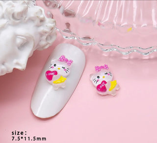 Cupid Hello Kitty Nail Charm 5pc