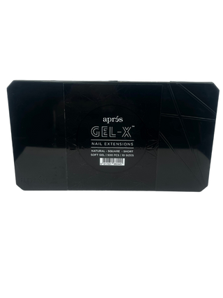 APRES Gel-X® Natural Square Box of Tips 10 sizes (500 pcs)