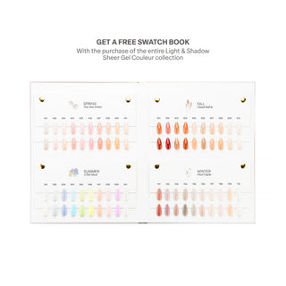 APRES LIGHT & SHADOW Sheer Gel Couleur Collection Swatch Book
