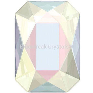 Bluestreak Crystals Serinity Hotfix Flat Back Crystals Emerald Cut (2602) Crystal AB