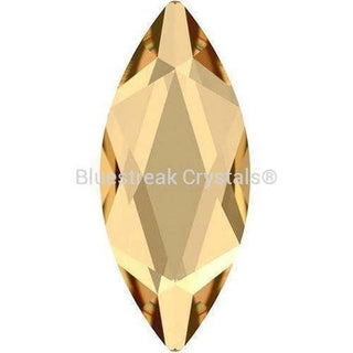 Bluestreak Crystals Serinity Hotfix Flat Back Crystals Marquise (2201) Crystal Golden Shadow