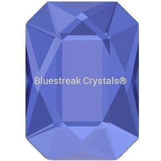 Bluestreak Serinity Flat Back Crystals Non Hotfix Emerald Cut (2602) Sapphire