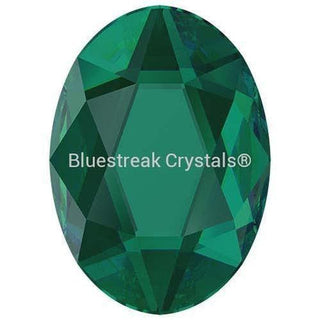 Bluestreak Serinity Flat Back Crystals Non Hotfix Oval (2603) Emerald