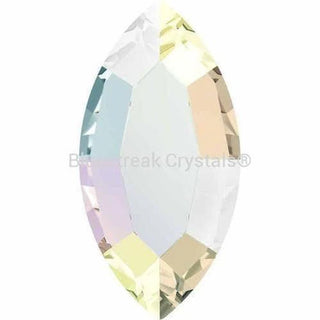 Bluestreak Crystals Serinity Hotfix Flat Back Crystals Navette (2200) Crystal AB