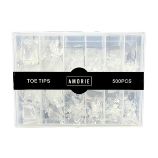 Amorie Full Cover Toe Nails 500pc
