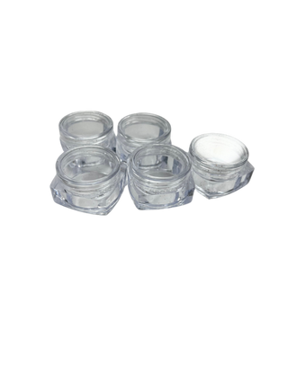 Empty Clear Containers 5ct.