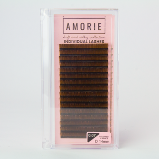 AMORIE SOFT & SILKY LASH EXTENSIONS BROWN
