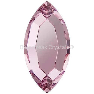 Bluestreak Crystals Serinity Hotfix Flat Back Crystals Navette (2200) Light Rose