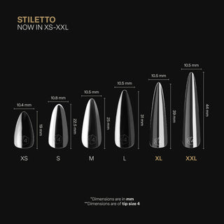 Gel-X® Sculpted Stiletto Box of Tips - Pro (600pcs)