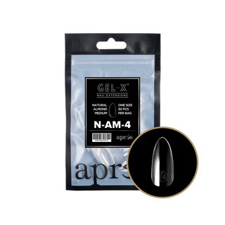 apres Gel-X® Natural Almond Medium Refill Bag