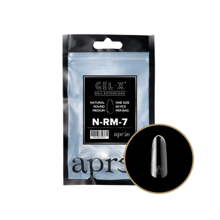 apres Gel-X® Natural Round Medium Refill Bag