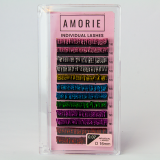 Amorie Soft & Silky Glitter Lash Extensions 0.07 D
