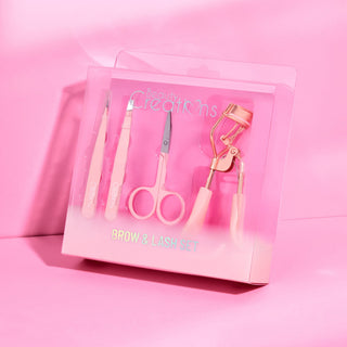 Beauty Creations Pink Brow & Lash Set